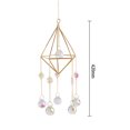 thumbnail image 4 of Adornos Recolectores Cristal Campanillas Viento Diamantes Bolas Cristales Hexagonales Soportes Metal Soportes para Flores Soportes para Plantas Series Metal Con Vídeo (54), 4 of 9
