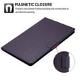 thumbnail image 2 of Dteck Folio Case for Lenovo Tab M10 10.1 inch (TB-X605F, TB-X505F), Slim Fit Book Cover Design Multi-Angle Stand PU Leather Case Cover, Purple, 2 of 5