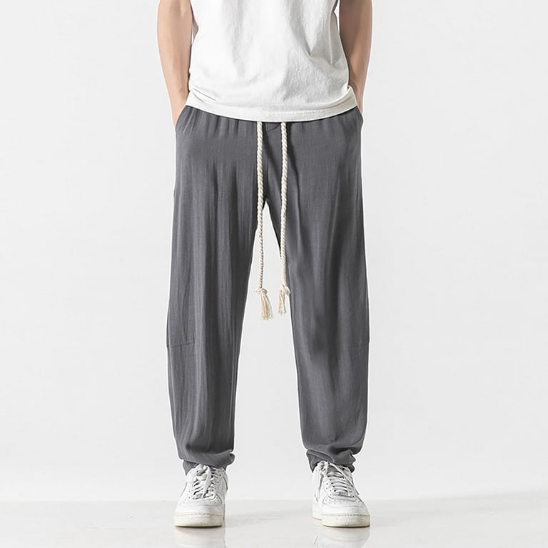 YUHAOTIN Sweatpants for Men with Pockets Sweat Kamo Fitness