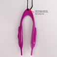 thumbnail image 6 of 1 Pcs Plastic Colorful Easy Grip Rainbow Tweezers, Easy Grasp Tools Accessories, 6 of 10