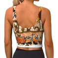 thumbnail image 3 of Lsque I Love Fall Most Of All Printed Women'S Sports Bra, Compression, Moisture Wicking, High-Impact Sports Bra For Women,Supportive sports bra-Small, 3 of 9