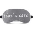 thumbnail image 1 of Coofit Sleeping Mask Cute Letter Decor Sleeping Eye Cover Blindfold Eyeshade for Home, 1 of 10