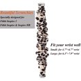 thumbnail image 4 of Scrunchies Compatible con Fitbit Inspire 2 Bandas, Reemplazo de pulseras de tela estampadas con patrón de tela elástica suave para mujer Adepaton WMZL-989-6, 4 of 6