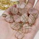 thumbnail image 5 of 2 Pcs Birth Stone Heart Necklace Girls Diamond Castle Necklace For Teen Girls, 5 of 5