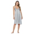 thumbnail image 2 of Casual Nights Women's Satin Lace Camisole Nightgown, 2 of 5