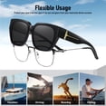thumbnail image 6 of Polarized Sunglasses Over Glasses Women – Over Glasses Sunglasses for Women Fit Over Prescription Glasses, UV400 Wraparound Fit-Over Sunglasses for Driving Fishing Hiking Outdoor Sports, 6 of 7