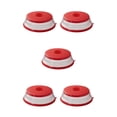thumbnail image 3 of Wosthever 1Pcs Collapsible Microwave Plate Cover Foldable -proof Splatter Covers Guard Vegetables Folding Microwave Type5 NO5, 3 of 6
