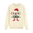 thumbnail image 4 of QTSHPN Family Matching Outfits Christmas Print Long Sleeve Lightweight Pullover Casual Wear Holiday Sweatshirt, 4 of 4