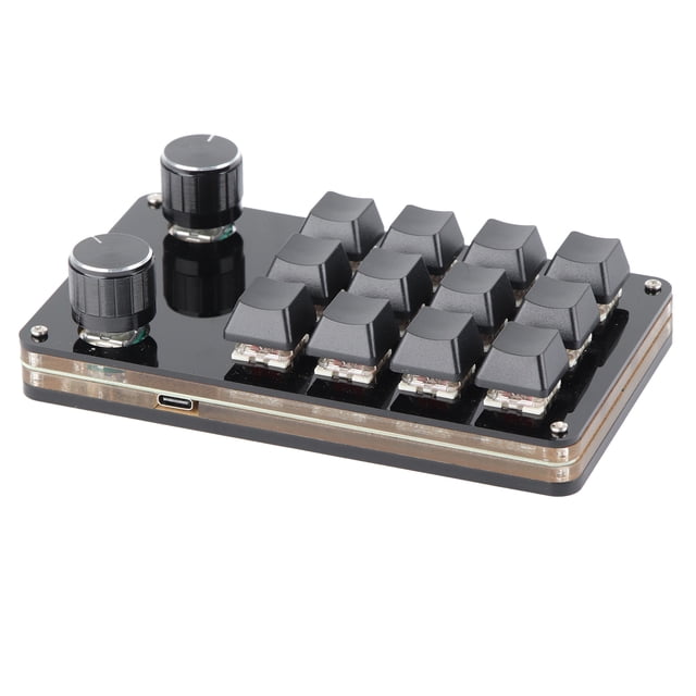 Interrupteur Rouge Bouton Personnalisé Clavier Macro Ergonomique USB Mini Pavé Numérique pour Bureau PC Travail de Bureau
