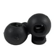 thumbnail image 2 of 400 Piece Cord Stopper DIY Black Plastic Connector Cord Lock Stopper Switch Cover,400 x Cord Lock Stopper switch surfaces,Black, 2 of 8