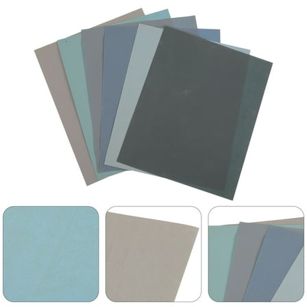 OUNONA Silicon Carbide Sandpaper Set for Wood and Metal Projects Assorted Grit 1200 1500 2000 2500 3000 4000