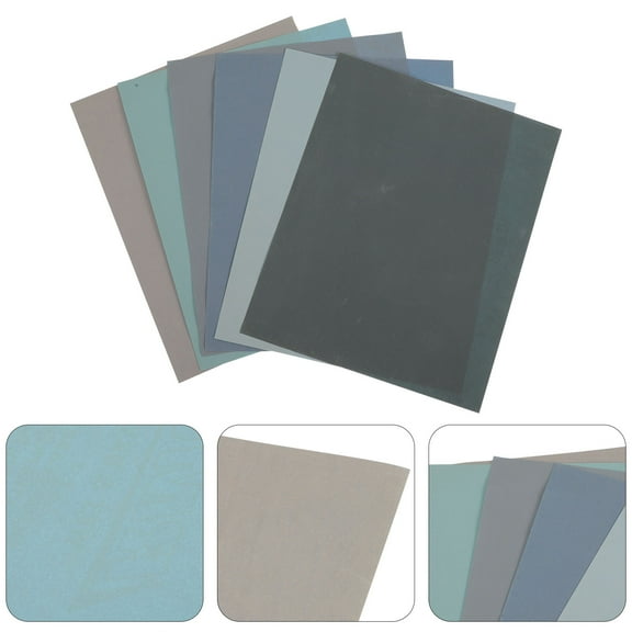 OUNONA Silicon Carbide Sandpaper Set for Wood and Metal Projects Assorted Grit 1200 1500 2000 2500 3000 4000