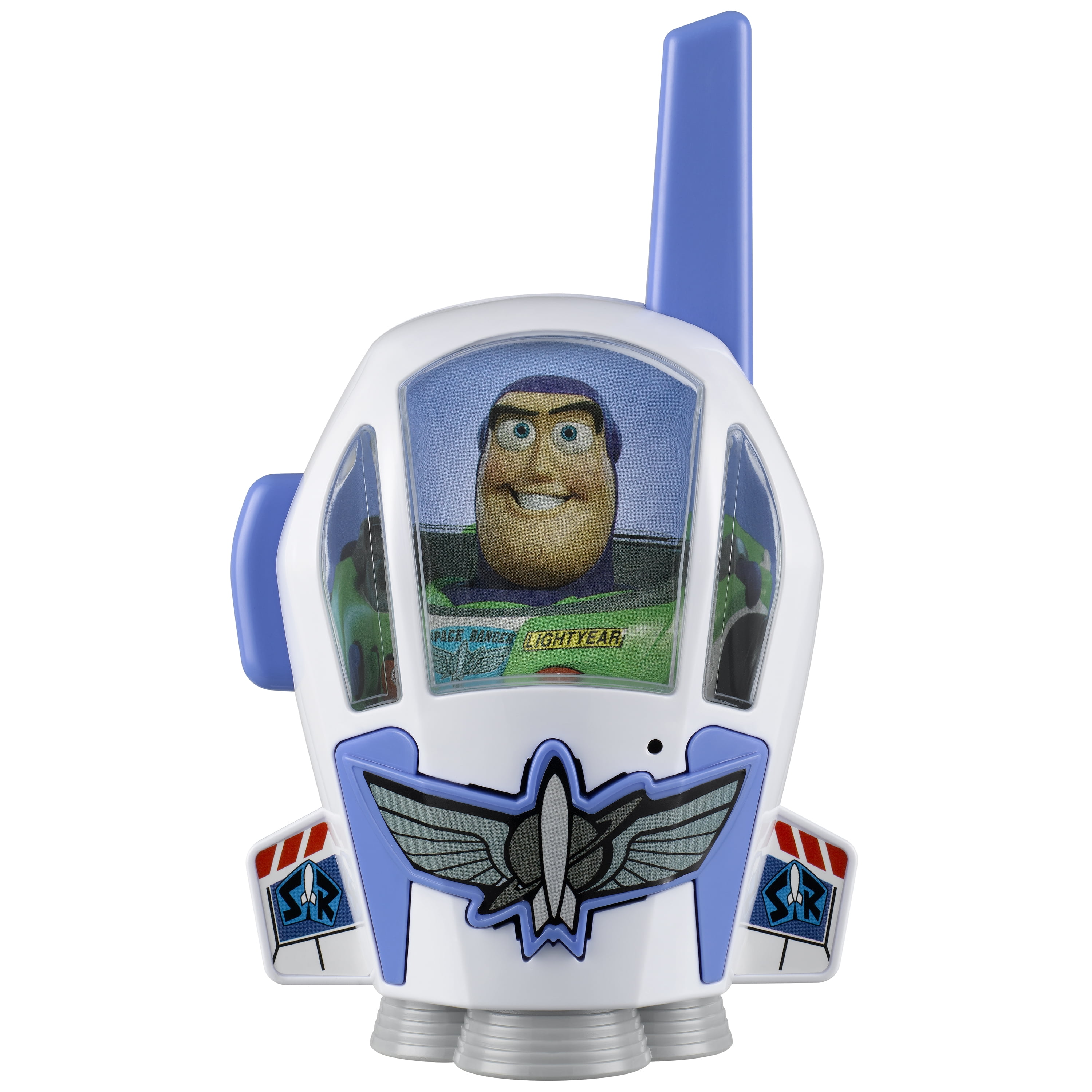 Disney Pixar Toy Story Buzz Lightyear Kids Walkie Talkies, 2-Pack with Push-to-Talk, up to 750 ft Range, Ages 3+