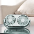 thumbnail image 4 of Ventilador de escritorio Bearachild Refrigerador de aire portátil para dormir en la escuela del dormitorio de verano Verde, 4 of 6