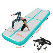 Fbsport Green 3m*2m*0.2m Air Track Floor Home Inflatable Gymnastics Tumbling Mat GYM+Pump