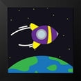 thumbnail image 2 of Villa, Mlli 12x12 Black Modern Framed Museum Art Print Titled - Into Space Mate, 2 of 5