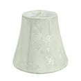 thumbnail image 3 of Aspen Creative 30272-6 Small Bell Shape Chandelier Clip-On Lamp Shade Set (6 Pack), Transitional Design in Ivory, 5" bottom width (3" x 5" x 4" ), 3 of 7