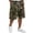 Army Green, variant on Camo Shorts Men Casual Shorts with Maple Leaf Print Drawstring Summer Beach Stretch Camo Shorts