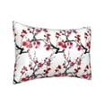 thumbnail image 2 of Easygdp Cherry Blossoms Pillowcase 20×30 inches, Throw Pillowcase with Invisible Zipper for Bedroom, Sofa, Office, 2 of 8