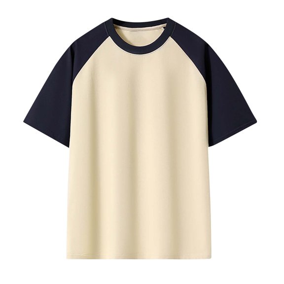 LIaqionyy T Shirts for Men Cotton Basic Loose Crew Neck Short Sleeve Comfortable Casual Tee Tops Summer Clothes