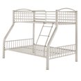thumbnail image 5 of Weston Home Visalia Kids Metal Twin over Full Bunk Bed, White, 5 of 8