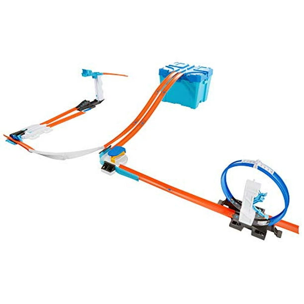 Hot Wheels Jumbo Stunt Box Track Builder Interactive Portable Toy
