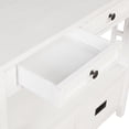 thumbnail image 4 of GZXS 36" Farmhouse Console Table,Narrow Entryway Table with 4 Drawers and 1 Shelf,Wooden Sofa Table with Storage for Bedroom，Entry Way, Hallway, Kitchen,Dining,Living Room(Antique White), 4 of 10