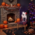 thumbnail image 6 of Miwamany Halloween Stretch Chair Cover, Elastic Spooky Ghost Slipcover, Full Dining Seat Protector for Kitchen Party Home Decor, Festive Furniture Accent, 6 of 6