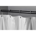 thumbnail image 2 of Crown Display 70 inch x 72 inch Shower Liner with Ring and Magnets - White, 2 of 6