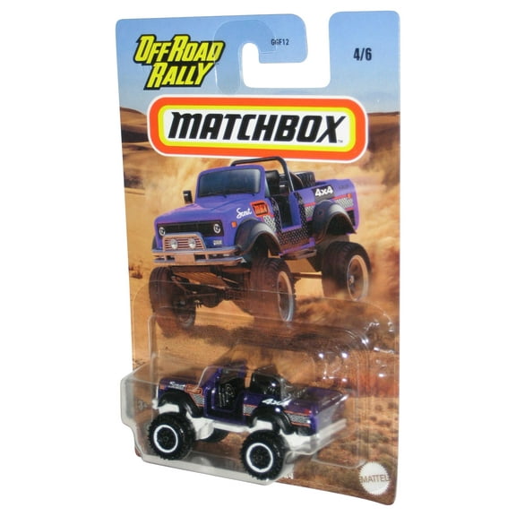 Matchbox OffRoad Rally (2023) Purple 1976 Scout 4x4 Toy Car 4/6