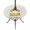 beige, variant on Round Outdoor Tablecloth with Umbrella Hole and Zipper, Bees Gnomes Tablecloth with Elastic Waterproof, Spring Floral Farmhouse Daisy Patio Table Covers for 55" - 60" Picnic Pool Tables