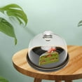 thumbnail image 3 of Dalazy Glass Cover Serving Tray Cloche Dome Storage Cake Stand Bread Plate 116mm, 3 of 9