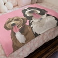 thumbnail image 1 of Personalized Bernedoodle Blanket, 1 of 3