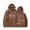 Brown, variant on Women's Letter Print Long Sleeve Hoodie with Pockets Brown XXL