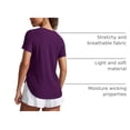 thumbnail image 4 of Remera CRZ YOGA Cloudweight Ligera Deportiva Ciruela XL, 4 of 7