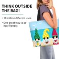 thumbnail image 2 of Disketp Gnomes On The Beach Bolsa Tote Estampada para Mujer, Bolso de Hombro y de Mano para Compras y Viajes, 2 of 8