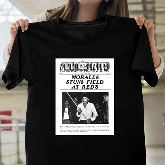 Cesar Morales 1985 Pool Player Efren Reyes Billiards Legend New Unisex T-Shirt , up to 5XL