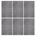 thumbnail image 1 of HEALEEP 6Pcs Mesh Design Sheets Black for Embroidery in DIY Projects for Craft Enthusiasts, 1 of 6