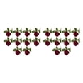 thumbnail image 2 of Advancent Ramo de flores artificiales de 10 piezas, apariencia realista, precio asequible, bajo mantenimiento, decoración de boda, vino vino 2Conjunto, 2 of 6