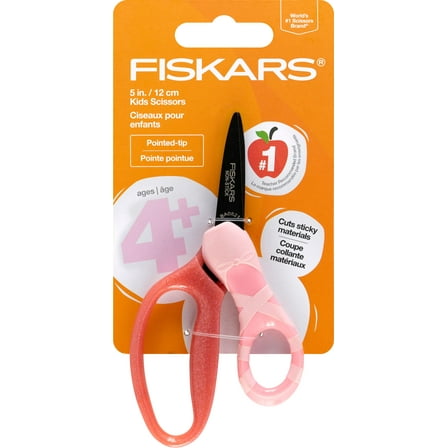 Fiskars 5" Pointed-Tip Kids Scissor Ages 4-7, Ballerina