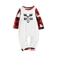 thumbnail image 2 of Odeerbi Matching Family Christmas Pajamas Sets Baby Romper Jumpsuits 2024 Fashion Xmas Print Family Jammies European And American Parent-Child Suit Loungewear Sleepwear for Baby, 2 of 5