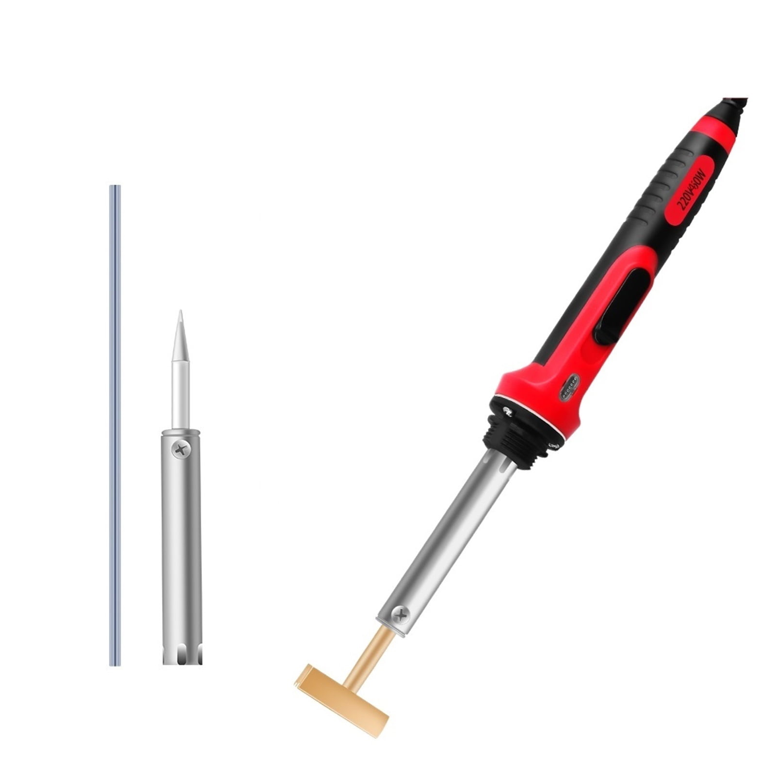External Heating Electric Soldering Iron Kit,Temperature Adjustable Welding Soldering Tip,Repair Rework Tool ,Accurate Temperature Control