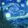 thumbnail image 3 of CafePress - Van Gogh Starry Night T Shirt - Men's Classic Graphic Cotton T-Shirt, 3 of 4