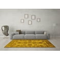 thumbnail image 3 of Ahgly Company Indoor Rectangle Oriental Yellow Industrial Area Rugs, 7' x 10', 3 of 4