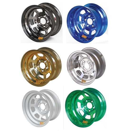 Aero 51-105040LW 51 Series Wheel, 15x10, 5x5, 4 In BS