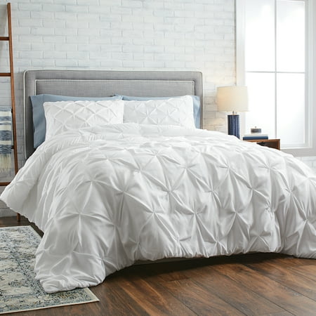 Better Homes & Gardens Full or Queen Pintuck Comforter Set, 3 (Best King Size Comforter Sets)