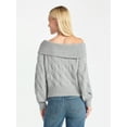thumbnail image 3 of Madden NYC Women's Marilyn Sweater, Midweight, Sizes XXS-XXL, 3 of 5