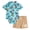 Light Blue/Khaki Stitch, variant on Disney Toy Story Baby Boy or Girl Short Sleeve Button-Down Bodysuit and Shorts Set Light Blue/Pale Yellow Toy Story