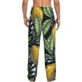 thumbnail image 3 of Kll Mens Pajama Pants For Men,Mens Lounge Pants,Funny Gifts For Men,Men'S Pajama Bottoms-Citrus Fruits Elegant Lemons, 3 of 9
