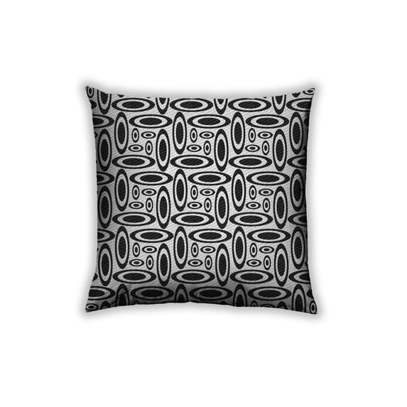 Ahgly Company Outdoor Square Patterned Throw Pillow, 18 inch by 18 inch
